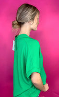 Evergreen V-neck Top
