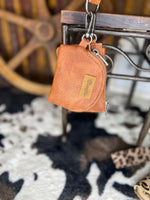 Wrangler Boot Stitch Keychain Coin & Card Holder