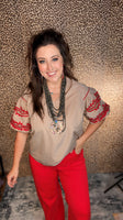 The High Desert Stitch Top