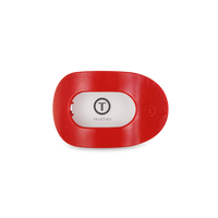 Round Flat Hair Clip | Small | Rudolph Red