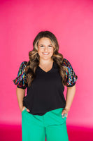 Found My Forever Top- Black