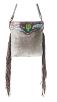 Crown Hand-Tooled Bag