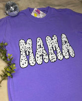 Mama Dalmatian Print Graphic Tee