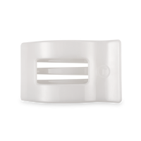 Coconut White | Medium | Flat Rectangle Hair Clip