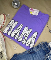 Mama Dalmatian Print Graphic Tee