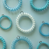 Spiral Hair Coils | Large | Summer Sky Hair Ties