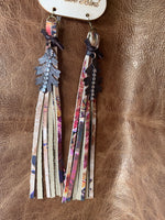 Rustic Bloom Fringe Earrings