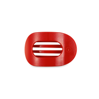 Round Flat Hair Clip | Small | Rudolph Red