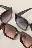 Tinted Lenses Square Sunglasses for Women: 12 ASSORTED COLOR / One Size