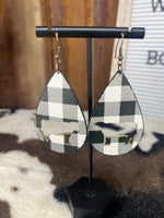 Buffalo Check Cattle Tear Drops