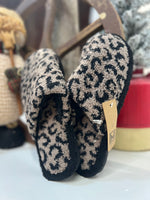 Winter Luxury Soft Leopard House Shoes
