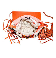Tonga Ridge Canvas & Hairon Bag in Orange