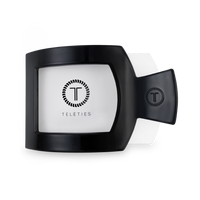 Square Flat Hair Clip | Large | Jet Black