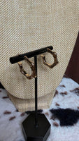 The Gold Outlaw Hoop Earrings