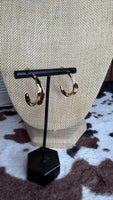 The City Lights Gold Hoops