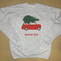 Vintage Christmas Car Sweatshirt