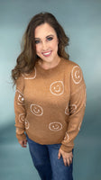 Simply Perfect Smiley Face Sweater