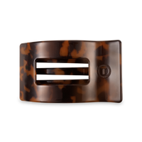 Flat Rectangle Hair Clip | Medium | Tortoise
