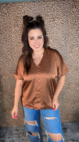 The Cinnamon Sugar Polka Dot Scallop Top