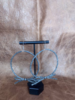 Dusty Trail Beaded Hoops