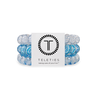 Spiral Hair Coils | Large | Summer Sky Hair Ties