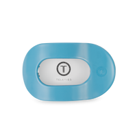 Flat Round Hair Clip | Medium | Summer Sky