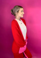 Sweet Talk Color Block Cardigan