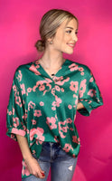Dreaming In Color Floral Top