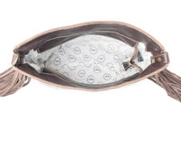 Crown Hand-Tooled Bag