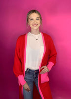 Sweet Talk Color Block Cardigan