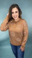 Simply Perfect Smiley Face Sweater