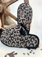 Winter Luxury Soft Leopard House Shoes