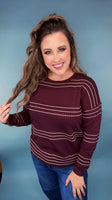 Plum Perfect Sweater Top