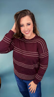 Plum Perfect Sweater Top