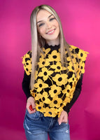 Crochet Flower Sleeveless Vest