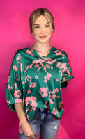 Dreaming In Color Floral Top