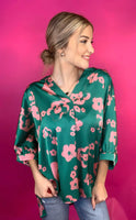 Dreaming In Color Floral Top