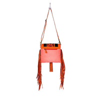 Tonga Ridge Canvas & Hairon Bag in Orange