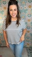 Denim & Bounce Striped Top