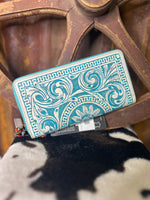 Sunset Valley Wallet In Frosted Turquoise