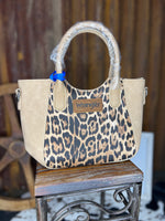 Mini Leopard Wrangler Tote
