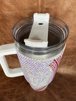 Baseball Rhinestone Tumbler