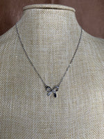 Silver Sweet Grace Bow Necklace