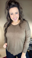 Imperfectly Perfect Top- Mocha