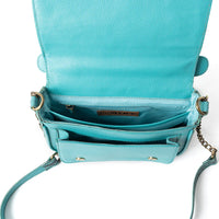 Sapphire Scroll Shoulder Bag
