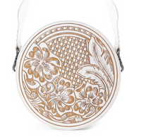 Sparkling Desert Moon Round Bag