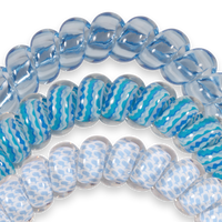 Spiral Hair Coils | Large | Summer Sky Hair Ties