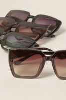 Tinted Lenses Square Sunglasses for Women: 12 ASSORTED COLOR / One Size