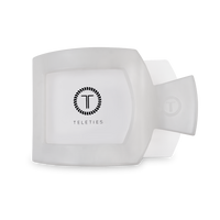 Square Flat Hair Clip | Large | Coconut White