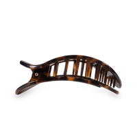 Tortoise Medium Flat Round Clip
